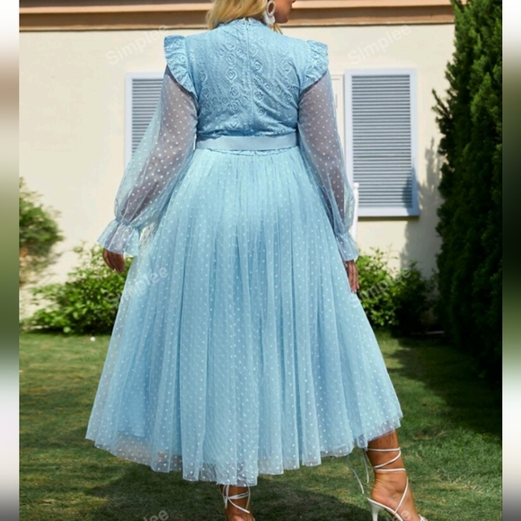 Light Blue Spring Dress - Picture 2 of 8